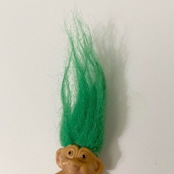 Vintage Mini Troll Doll Pencil Topper 1.25 Inch Collectible Toy - Picture 3 of 16